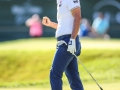 May 8, 2018: Kevin Na reacts after hitting his first shot from the tee box on the 18th hole. Kevin Na wins the A Military Tribute at The Greenbrier finishing 19 under par in White Sulphur Springs, WV. Jonathan Huff/CSM
