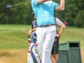 May 5, 2018: Brandt Snedeker watches his drive on the 11th hole during the opening round of A Military Tribute at The Greenbrier in White Sulphur Springs, WV. Jonathan Huff/CSM