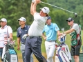 May 5, 2018: Phil Mickelson watches his drive on the 11th hole during the opening round of A Military Tribute at The Greenbrier in White Sulphur Springs, WV. Jonathan Huff/CSM