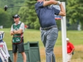 May 5, 2018: Kevin Kisner watches his drive on the 11th hole during the opening round of A Military Tribute at The Greenbrier in White Sulphur Springs, WV. Jonathan Huff/CSM