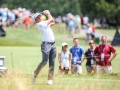 May 5, 2018: Scott Stallings watches his drive on the 11th hole during the opening round of A Military Tribute at The Greenbrier in White Sulphur Springs, WV. Jonathan Huff/CSM