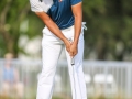May 5, 2018: Whee Kim attempts a birdie putt on the 17th green during the opening round of A Military Tribute at The Greenbrier in White Sulphur Springs, WV. Jonathan Huff/CSM