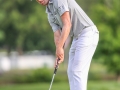 May 5, 2018: Webb Simpson attempts a birdie putt on the 17th green during the opening round of A Military Tribute at The Greenbrier in White Sulphur Springs, WV. Jonathan Huff/CSM