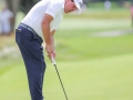 May 5, 2018: Phil Mickelson watches his putt on the 10th hole during the opening round of A Military Tribute at The Greenbrier in White Sulphur Springs, WV. Jonathan Huff/CSM