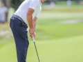 May 5, 2018: Phil Mickelson watches his putt on the 10th hole during the opening round of A Military Tribute at The Greenbrier in White Sulphur Springs, WV. Jonathan Huff/CSM