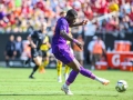 July 22, 2018: Liverpool midfielder Sheyi Ojo (54) misses a shot on goal during International Champions Cup action between the Liverpool FC vs Borussia Dortmund in Charlotte, NC. Jonathan Huff/CSM