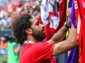 July 22, 2018: Liverpool midfielder Mohamed Salah (11) signs for fans after International Champions Cup action between the Liverpool FC vs Borussia Dortmund in Charlotte, NC. Jonathan Huff/CSM