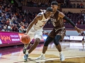 November 16, 2019: Virginia Tech Hokies guard Landers Nolley II (2) drives around a Lehigh defender during NCAA basketball action between the Lehigh University Mountain Hawks and the Virginia Tech Hokies at Cassell Coliseum Blacksburg, VA.  Jonathan Huff/CSM