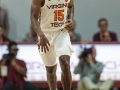 November 16, 2019: Virginia Tech Hokies guard Jalen Cone (15) brings the ball up the court during NCAA basketball action between the Lehigh University Mountain Hawks and the Virginia Tech Hokies at Cassell Coliseum Blacksburg, VA.  Jonathan Huff/CSM