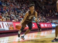 November 16, 2019: Lehigh Mountain Hawks guard Evan Taylor (5) drives the ball during NCAA basketball action between the Lehigh University Mountain Hawks and the Virginia Tech Hokies at Cassell Coliseum Blacksburg, VA.  Jonathan Huff/CSM