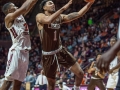 November 16, 2019: Lehigh Mountain Hawks forward Jeameril Wilson (1) tries for a layup during NCAA basketball action between the Lehigh University Mountain Hawks and the Virginia Tech Hokies at Cassell Coliseum Blacksburg, VA.  Jonathan Huff/CSM