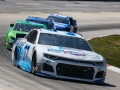 March 24, 2019: Monster Energy NASCAR Cup Series driver Chris Buescher (37) drives off turn two during the STP 500 in Ridgeway, VA. Jonathan Huff/CSM