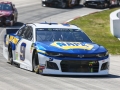March 24, 2019: Monster Energy NASCAR Cup Series driver Chase Elliott (9) drives off turn two during the STP 500 in Ridgeway, VA. Jonathan Huff/CSM