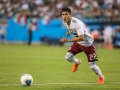 June 23, 2019: Mexico defender Jorge Sanchez (22) looks for an open teammate during the CONCACAF Gold Cup soccer match between Martinique and Mexico held at Bank of America Stadium in Charlotte, NC. Jonathan Huff/CSM