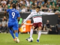 June 23, 2019: Mexico defender Edson Alvarez (4) takes a shot on goal during the CONCACAF Gold Cup soccer match between Martinique  and Mexico held at Bank of America Stadium in Charlotte, NC. Jonathan Huff/CSM