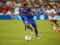 June 23, 2019: Martinique forward Johnny Marajo (12) chases down the ball during the CONCACAF Gold Cup soccer match between Martinique  and Mexico held at Bank of America Stadium in Charlotte, NC. Jonathan Huff/CSM