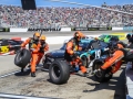 March 24, 2019: Monster Energy NASCAR Cup Series driver Martin Truex Jr.'s (78) pit crew service his car during the STP 500 in Ridgeway, VA. Jonathan Huff/CSM