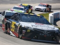 March 24, 2019: Monster Energy NASCAR Cup Series driver Matt DiBenedetto (95) drives off turn two during the STP 500 in Ridgeway, VA. Jonathan Huff/CSM