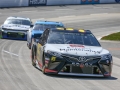 March 24, 2019: Monster Energy NASCAR Cup Series driver Matt DiBenedetto (95) drives off turn two during the STP 500 in Ridgeway, VA. Jonathan Huff/CSM