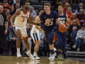 December  29, 2019: Navy Midshipmen forward Luke Loehr (33) looks for an opening in the Virginia defense during NCAA basketball action between the Navy Midshipmen and the Virginia Cavaliers at John Paul Jones Arena Charlottesville, VA. Jonathan Huff/CSM