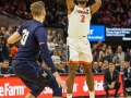 December  29, 2019: Virginia Cavaliers guard Braxton Key (2) shoots a jump shot during NCAA basketball action between the Navy Midshipmen and the Virginia Cavaliers at John Paul Jones Arena Charlottesville, VA. Jonathan Huff/CSM