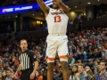 December  29, 2019: Virginia Cavaliers guard Casey Morsell (13) shoots for three during NCAA basketball action between the Navy Midshipmen and the Virginia Cavaliers at John Paul Jones Arena Charlottesville, VA. Jonathan Huff/CSM