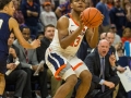 December  29, 2019: Virginia Cavaliers guard Casey Morsell (13) shoots for three during NCAA basketball action between the Navy Midshipmen and the Virginia Cavaliers at John Paul Jones Arena Charlottesville, VA. Jonathan Huff/CSM