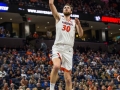 December  29, 2019: Virginia Cavaliers forward Jay Huff (30) goes up for a dunk to close out NCAA basketball action between the Navy Midshipmen and the Virginia Cavaliers at John Paul Jones Arena Charlottesville, VA. Jonathan Huff/CSM