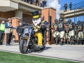 November 2, 2019: Wake Forest Demon Deacons take the field before NCAA football action between the NC State Wolfpack and the Wake Forest Demon Deacons at BB&T Field in Winston-Salem, NC. Jonathan Huff/CSM