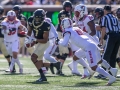 November 2, 2019: Wake Forest Demon Deacons wide receiver Scotty Washington (7) looks for an opening in the NC State defense during NCAA football action between the NC State Wolfpack and the Wake Forest Demon Deacons at BB&T Field in Winston-Salem, NC. Jonathan Huff/CSM