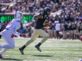 November 2, 2019: Wake Forest Demon Deacons quarterback Jamie Newman (12) gets past the NC State defense to score during NCAA football action between the NC State Wolfpack and the Wake Forest Demon Deacons at BB&T Field in Winston-Salem, NC. Jonathan Huff/CSM