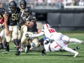 November 2, 2019: Wake Forest Demon Deacons running back Kenneth Walker III (25) looks for an opening in the NC State defense during NCAA football action between the NC State Wolfpack and the Wake Forest Demon Deacons at BB&T Field in Winston-Salem, NC. Jonathan Huff/CSM
