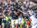 November 2, 2019: Wake Forest Demon Deacons wide receiver Kendall Hinton (2) makes catch on the two-yard-line during NCAA football action between the NC State Wolfpack and the Wake Forest Demon Deacons at BB&T Field in Winston-Salem, NC. Jonathan Huff/CSM