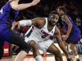 January 9, 2020: Liberty Flames forward Myo Baxter-Bell (0) backs down into the lane during NCAA basketball action between the North Alabama Lions and the Liberty Flames at Vines Center Lynchburg, VA. Jonathan Huff/CSM