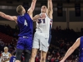 January 9, 2020: Liberty Flames forward Scottie James (31) shoots a hook shot during NCAA basketball action between the North Alabama Lions and the Liberty Flames at Vines Center Lynchburg, VA. Jonathan Huff/CSM