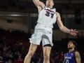 January 9, 2020: Liberty Flames forward Scottie James (31) dunks the ball during NCAA basketball action between the North Alabama Lions and the Liberty Flames at Vines Center Lynchburg, VA. Jonathan Huff/CSM