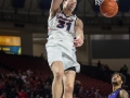 January 9, 2020: Liberty Flames forward Scottie James (31) dunks the ball during NCAA basketball action between the North Alabama Lions and the Liberty Flames at Vines Center Lynchburg, VA. Jonathan Huff/CSM