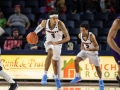 January 9, 2020: Liberty Flames guard Caleb Homesley (1) pushes the ball up court on a fast break during NCAA basketball action between the North Alabama Lions and the Liberty Flames at Vines Center Lynchburg, VA. Jonathan Huff/CSM