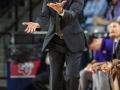 January 9, 2020: North Alabama Lions head coach Tony Pujol questions a call made during NCAA basketball action between the North Alabama Lions and the Liberty Flames at Vines Center Lynchburg, VA. Jonathan Huff/CSM