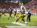 October 6, 2018: Notre Dame Fighting Irish wide receiver Miles Boykin (81) gets behind the Virginia Tech defense to score a touchdown in the fourth quarter during NCAA football action between the Notre Dame Fighting Irish and the Virginia Tech Hokies at Lane Stadium in Blacksburg, VA. Jonathan Huff/CSM