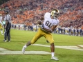 October 6, 2018: Notre Dame Fighting Irish wide receiver Miles Boykin (81) gets behind the Virginia Tech defense to score a touchdown in the fourth quarter during NCAA football action between the Notre Dame Fighting Irish and the Virginia Tech Hokies at Lane Stadium in Blacksburg, VA. Jonathan Huff/CSM