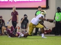 October 6, 2018: Notre Dame Fighting Irish wide receiver Miles Boykin (81) breaks a tackle for a touchdown in the third quarter during NCAA football action between the Notre Dame Fighting Irish and the Virginia Tech Hokies at Lane Stadium in Blacksburg, VA. Jonathan Huff/CSM