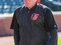June 15, 2018: Baltimore Orioles manager Buck Showalter walks to the dugout before the start of MLB action between the Miami Marlins and the Baltimore Orioles at Camden Yards in Baltimore, MD. Jonathan Huff/CSM