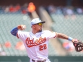 June 17, 2018: Baltimore Orioles third baseman Jace Peterson (29) makes a play on the ball during MLB action between the Miami Marlins and the Baltimore Orioles at Camden Yards in Baltimore, MD. Orioles defeat the Marlins 10 - 4. Jonathan Huff/CSM