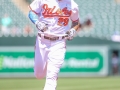 June 17, 2018: Baltimore Orioles second baseman Jace Peterson (29) makes his way around the bases after hitting a home run in the fifth inning during MLB action between the Miami Marlins and the Baltimore Orioles at Camden Yards in Baltimore, MD. Orioles defeat the Marlins 10 - 4.  Jonathan Huff/CSM