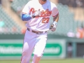 June 17, 2018: Baltimore Orioles second baseman Jace Peterson (29) makes his way around the bases after hitting a home run in the fifth inning during MLB action between the Miami Marlins and the Baltimore Orioles at Camden Yards in Baltimore, MD. Orioles defeat the Marlins 10 - 4.  Jonathan Huff/CSM