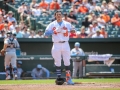 June 17, 2018: Baltimore Orioles shortstop Manny Machado (13) takes off his gear after striking out in the seventh inning during MLB action between the Miami Marlins and the Baltimore Orioles at Camden Yards in Baltimore, MD. Orioles defeat the Marlins 10 - 4.  Jonathan Huff/CSM
