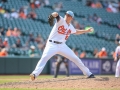 June 17, 2018: Baltimore Orioles relief pitcher Zach Britton (53) comes in to close the game in the ninth inning during MLB action between the Miami Marlins and the Baltimore Orioles at Camden Yards in Baltimore, MD. Orioles defeat the Marlins 10 - 4.  Jonathan Huff/CSM