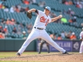 June 17, 2018: Baltimore Orioles relief pitcher Zach Britton (53) comes in to close the game in the ninth inning during MLB action between the Miami Marlins and the Baltimore Orioles at Camden Yards in Baltimore, MD. Orioles defeat the Marlins 10 - 4.  Jonathan Huff/CSM