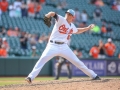 June 17, 2018: Baltimore Orioles relief pitcher Zach Britton (53) comes in to close the game in the ninth inning during MLB action between the Miami Marlins and the Baltimore Orioles at Camden Yards in Baltimore, MD. Orioles defeat the Marlins 10 - 4.  Jonathan Huff/CSM